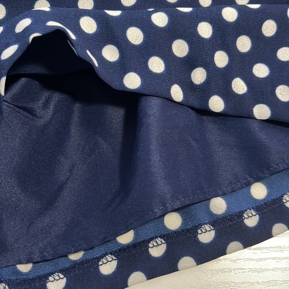 Lauren Conrad Exclusive Disney Minnie Mouse Shorts Bow Pockets white polka dots - Picture 7 of 9